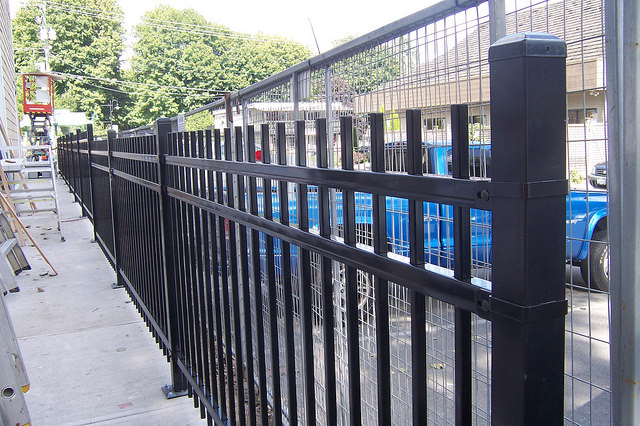 Ornamental fence for commercial property
